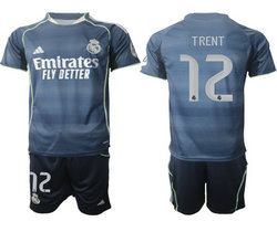 2025-26 Real Madrid #12 TRENT Away Soccer Club Jersey