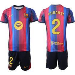 2026-27 Barcelona #2 Gubarsi home Soccer Club Jersey