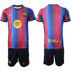 2026-27 Barcelona Blank home Soccer Club Jersey