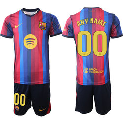 2026-27 Barcelona Custom Any Name home Soccer Club Jersey