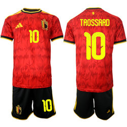 Belgium #10 Trossard Home 2026 World Cup Soccer jersey