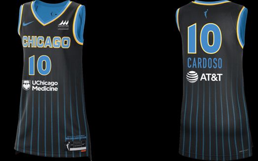 Chicago Medicine #10 CARDOSO Black jersey
