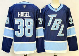 Fanatics Tampa Bay Lightning #38 Brandon Hagel Blue 2026 Stadium Series NHL Jersey