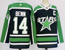 Fanatics Dallas Stars #14 Jamie Benn Black Authentic Stitched NHL Jersey