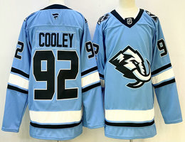 Fanatics Utah Mammoth #92 Logan Cooley Light Blue Stitched Jersey