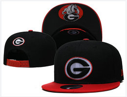 Georgia Bulldogs NCAA Snapbacks Hats YS 13