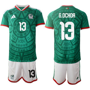Mexico #13 G.ochoa home 2026 World Cup Soccer jerseys