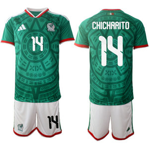 Mexico #14 Chicharito home 2026 World Cup Soccer jerseys