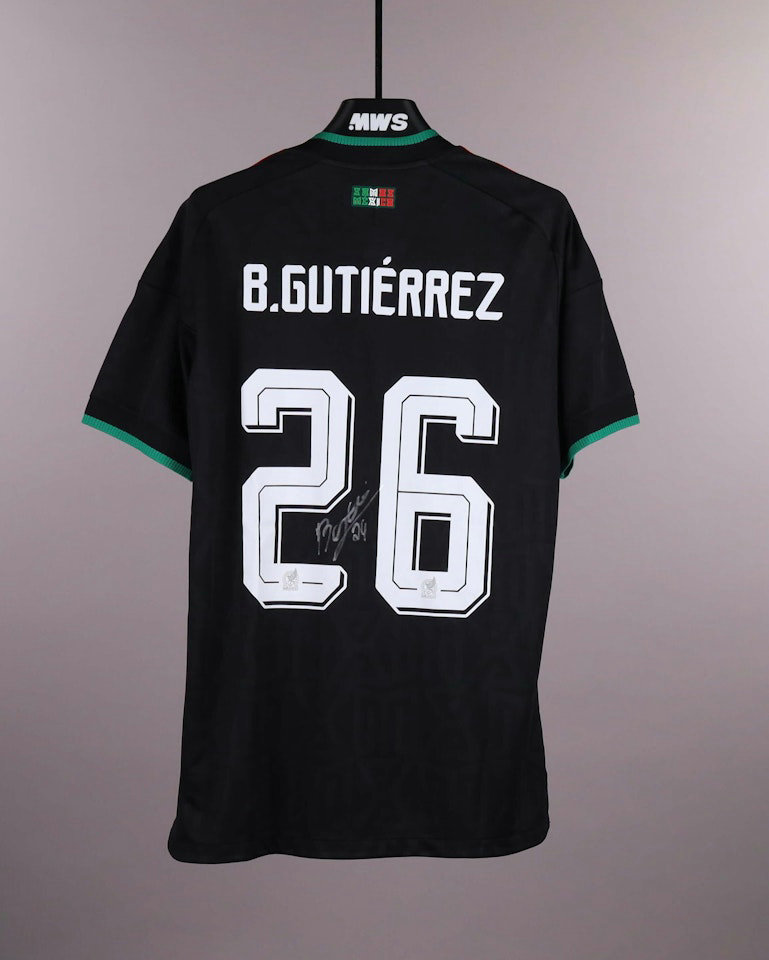 Mexico #26 Brian Gutierrez Black World cup jersey