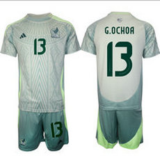Mexico 2024-25 #13 G.OCHOA Away Mexico Soccer Jersey