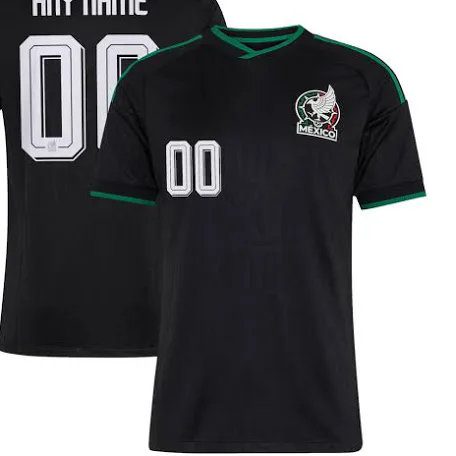 Mexico Custom Black World cup jersey.webp