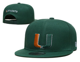 Miami Hurricanes NCAA Snapbacks Hats YS 02