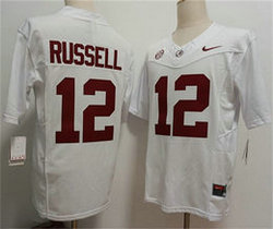 Nike Alabama Crimson Tide #12 Keelon Russell White 2026 Stitched Football Jersey