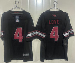 Nike Arizona Cardinals #4 Jeremiyah Love Black 2026 Draft Stitched Football Jersey