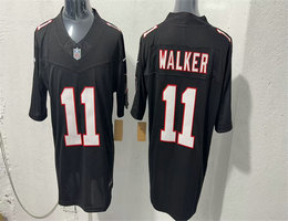 Nike Atlanta Falcons #11 Jalon Walker Black Throwback Vapor Untouchable Stitched Football Jersey