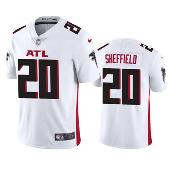 Nike Atlanta Falcons #20 Kendall Sheffield White Authentic Stitched NFL Jersey