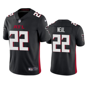 Nike Atlanta Falcons #22 Keanu Neal Black Authentic Stitched NFL Jersey