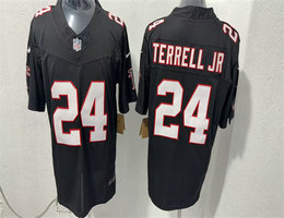 Nike Atlanta Falcons #24 A.J. Terrell Black Throwback Vapor Untouchable Stitched Football Jersey