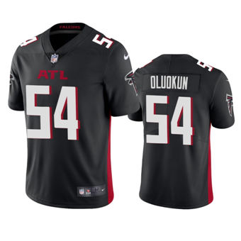 Nike Atlanta Falcons #54 Foyesade Oluokun Black Authentic Stitched NFL Jersey