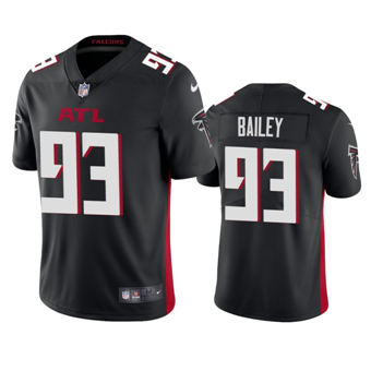 Nike Atlanta Falcons #93 Allen Bailey Black Authentic Stitched NFL Jersey