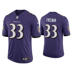 Nike Baltimore Ravens #33 Devonta Freeman Purple Vapor Untouchable Authentic Stitched NFL Jersey