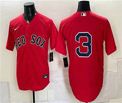 Nike Boston Red Sox #3 Ceddanne Rafaela Red Cool Base Stitched Baseball Jersey