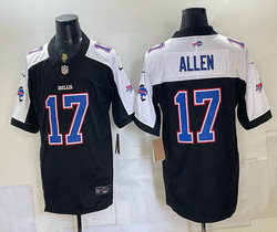Nike Buffalo Bills #17 Josh Allen Black Thanksgiving Stitched NFL jersey