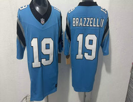 Nike Carolina Panthers #19 Chris Brazzell II Blue Stitched NFL Jersey