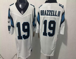 Nike Carolina Panthers #19 Chris Brazzell II White Stitched NFL Jersey