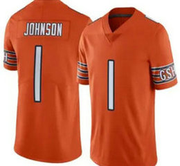 Nike Chicago Bears #1 Jaylon Johnson Orange Authentic Stitched NFL Jersey