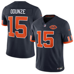 Nike Chicago Bears #15 Rome Odunze Navy 2026 Rivalries Football Jersey