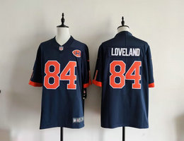 Nike Chicago Bears #84 Colston Loveland Navy 2026 Rivalries Stitched Football Jersey