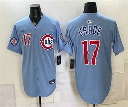 Nike Chicago Cubs #17 Mark Grace Blue 2026 2nd Alternate Limited Stitched Baseball Jersey