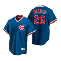 Nike Chicago Cubs #26 Billy Williams Blue Pullover Authentic Stitched MLB Jersey