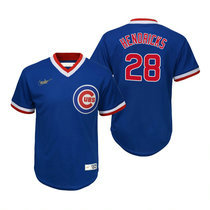 Nike Chicago Cubs #28 Kyle Hendricks Blue Pullover Authentic Stitched MLB Jersey