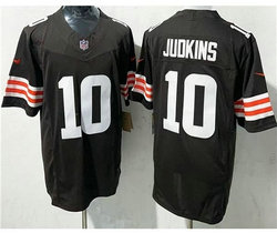 Nike Cleveland Browns #10 Quinshon Judkins Brown 2025 Draft Nfl Jersey