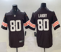 Nike Cleveland Browns #8 Jarvis Landry Brown Vapor Untouchable Stitched Football Jersey