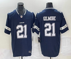 Nike Dallas Cowboys #21 Stephon Gilmore Navy 2023 F.U.S.E. Authentic Stitched NFL Jerseys