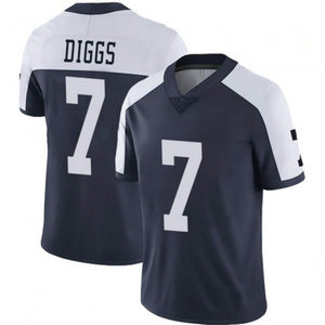 Nike Dallas Cowboys #7 Trevon Diggs Blue Thanksgiving Vapor Untouchable Authentic Stitched NFL Jerseys