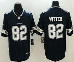 Nike Dallas Cowboys #82 Jason Witten Blue Vapor Untouchable Limited Authentic Stitched NFL Jersey