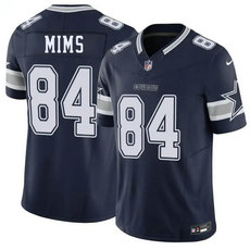 Nike Dallas Cowboys #84 Denzel Mims Navy NFL Jersey