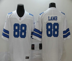 Nike Dallas Cowboys #88 CeeDee Lamb White Vapor Untouchable Authentic Stitched NFL Jersey