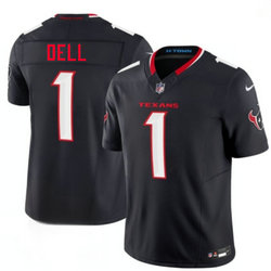 Nike Houston Texans #1 Tank Dell Navy 2nd 2026 Stitched Football Jersey