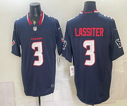 Nike Houston Texans #3 Kamari Lassiter Navy 2026 F.U.S.E. Stitched Football Jersey
