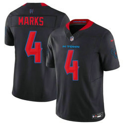 Nike Houston Texans #4 Woody Marks Navy 2026 F.U.S.E. Stitched Football Jersey