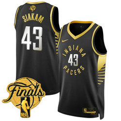 Nike Indiana Pacers #43 Pascal Siakam Navy 2025 Finals Patch NBA Jersey