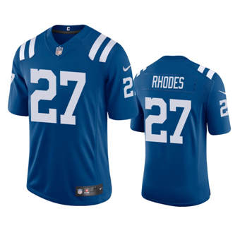 Nike Indianapolis Colts #27 Xavier Rhodes Blue Vapor Untouchable Authentic Stitched NFL Jersey