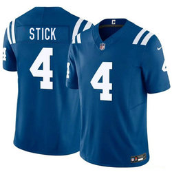 Nike Indianapolis Colts #4 Easton Stick Blue 2026 Stitched Football Jersey