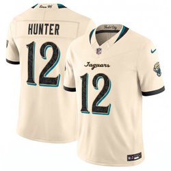 Nike Jacksonville Jaguars #12 Travis Hunter Cream 2026 Rivalries Stitched Football Jersey