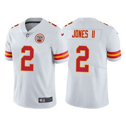 Nike Kansas City Chiefs #2 Ronald Jones II White Vapor Untouchable Authentic Stitched NFL Jersey
